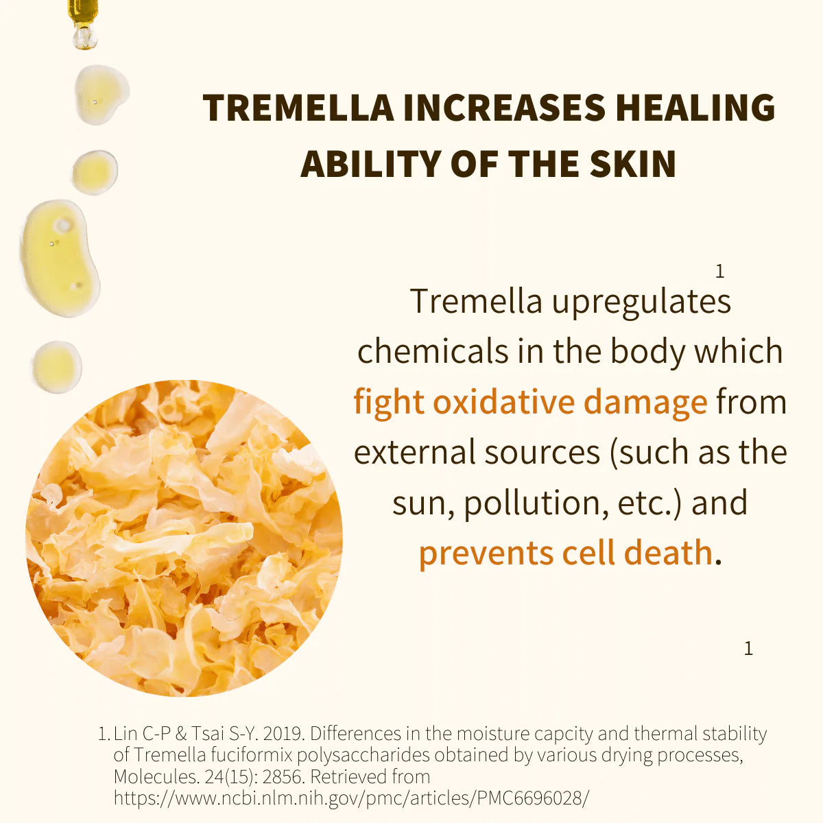 Anti-Aging Tremella & Reishi Mushroom Face Oil Serum