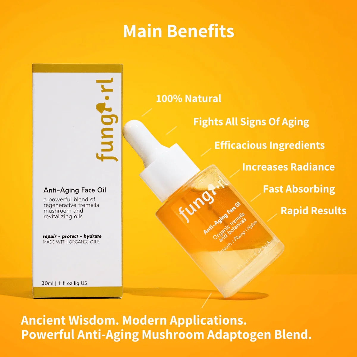 Anti-Aging Tremella & Reishi Mushroom Face Oil Serum